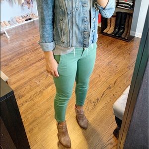 LOFT Army Green Chino Pant